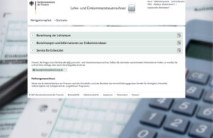 Screenshot Lohn- und Einkommensteuerrechner - Andreas Bruns - Hannover - Steuerberatung Finanzbuchführung Vermögensplanung
